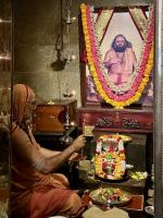 Shodashopachar Puja at HH Shrimat Parijnanashram Swamiji III Paduka Sannidhi, SCM-Shirali (19 March 2024)