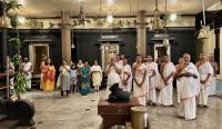 Vardhanti at HH Shrimat Parijnanashram Swamiji II Samadhi in SCM, Shirali (16 April 2024)