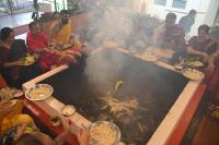 Shri Chandika Homa; Picture Courtesy Shri Dinesh Karkal