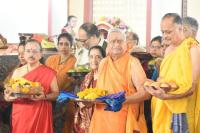 Purnahuti in the Divine Presence of HH Swamiji; Picture Courtesy Shri Abhinav Kalla