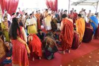 Kumarika Puja; Picture Courtesy Shri Abhinav Kalla