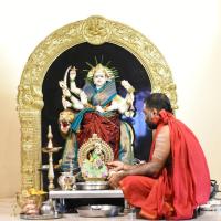 Lalita Sahasranama Laksha Kunkumarchana; Picture Courtesy Shri Abhinav Kalla
