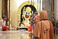 Mangalarati at Devi Sannidhih; Picture Courtesy Shri Abhinav Kalla
