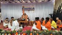 Visit by HH Swamiji to Veera Jataka Bhajana Mandir, Tengingundi (3 April 2023)