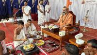 Visit by HH Swamiji to Veera Jataka Bhajana Mandir, Tengingundi (3 April 2023)