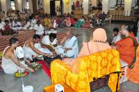 Visit of H.H. Shrimat  Shivanand Saraswati Swamiji, Mathadhipati of Shri Kavle Math to SCM