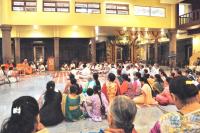 Visit of H.H. Shrimat  Shivanand Saraswati Swamiji, Mathadhipati of Shri Kavle Math to SCM