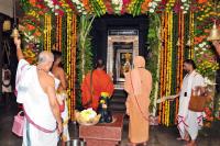 Visit of H.H. Shrimat  Shivanand Saraswati Swamiji, Mathadhipati of Shri Kavle Math to SCM