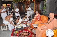 Visit of H.H. Shrimat  Shivanand Saraswati Swamiji, Mathadhipati of Shri Kavle Math to SCM