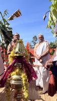  H.H.Swamiji's visit to Shree Annapurna DurgaParameshwari Temple Shirani-Kaikini village (28 Dec 2023)