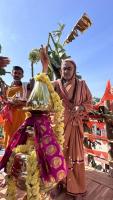  H.H.Swamiji's visit to Shree Annapurna DurgaParameshwari Temple Shirani-Kaikini village (28 Dec 2023)