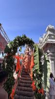  H.H.Swamiji's visit to Shree Annapurna DurgaParameshwari Temple Shirani-Kaikini village (28 Dec 2023)